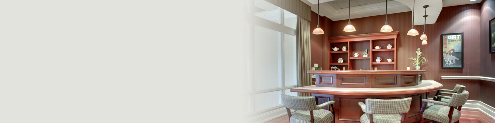 A dining area at Valhalla