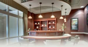 A dining area at Valhalla