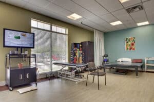 The rehab gym at Valhalla Post Acute