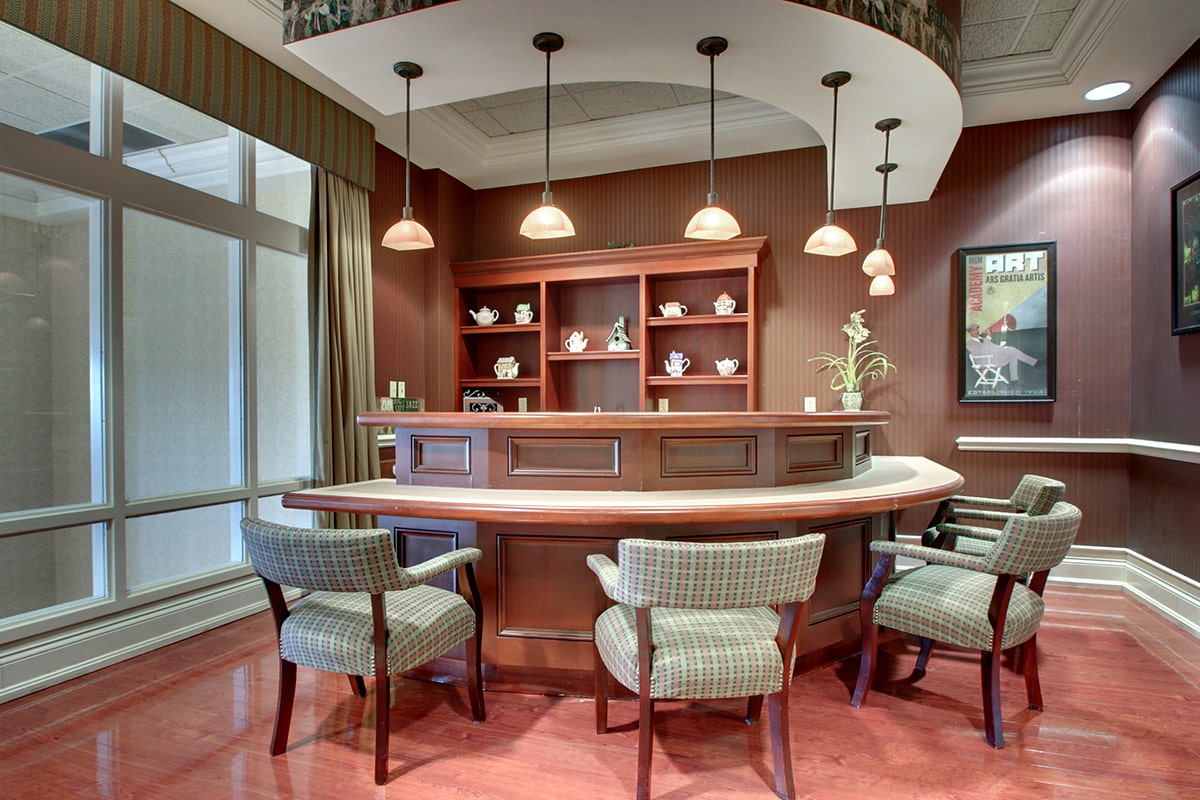 An internet cafe at Valhalla Post Acute