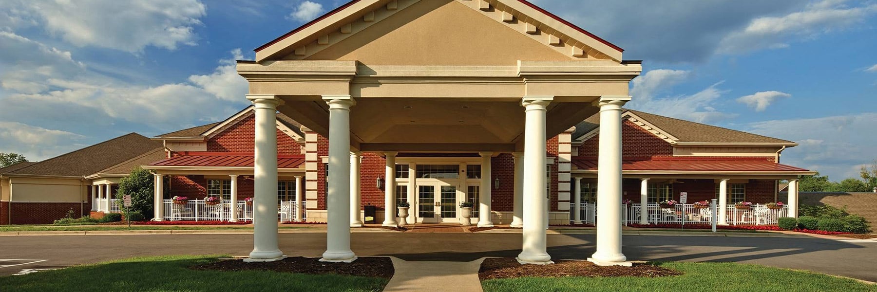 Front with driveway at Valhalla Post Acute